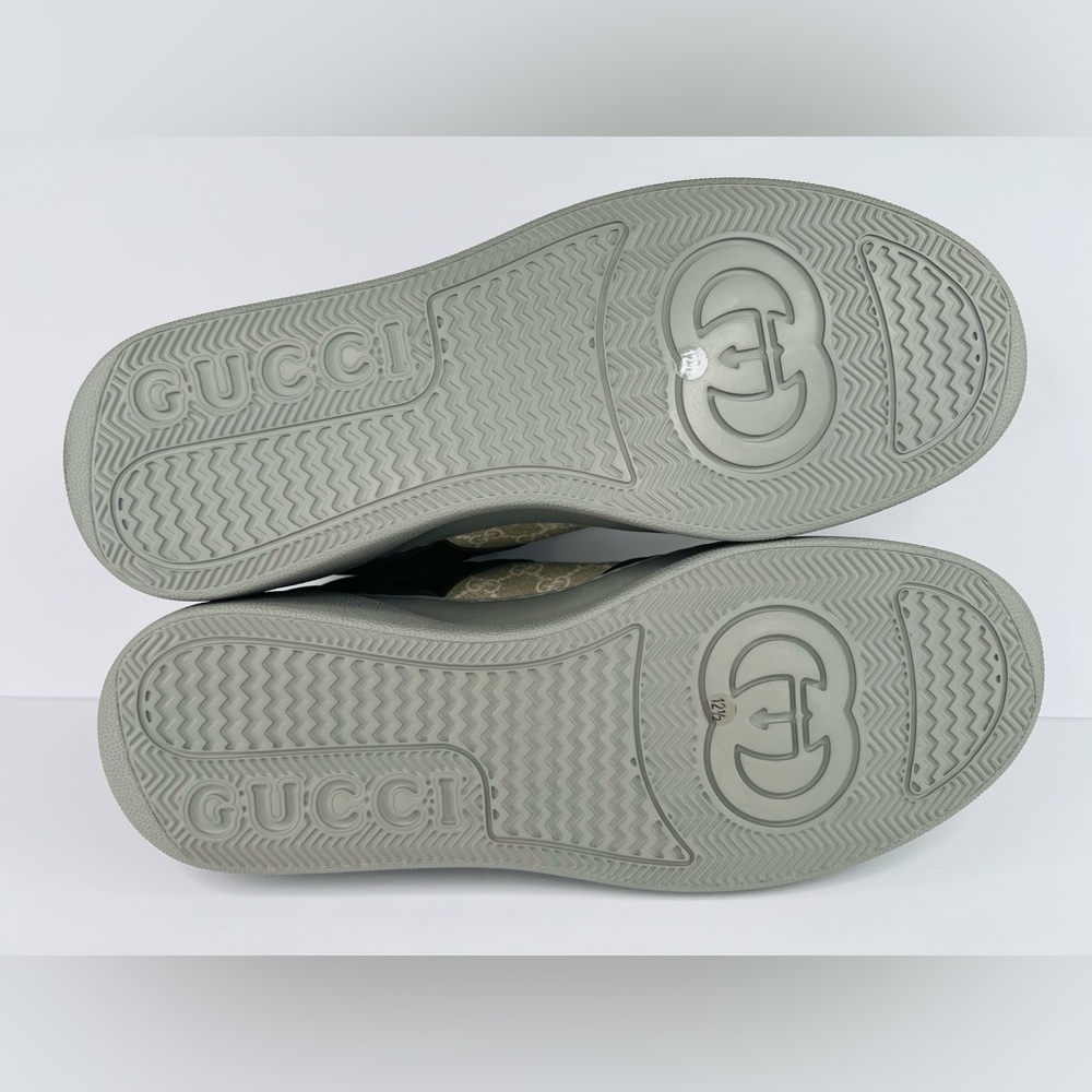 Gucci GG Supreme Canvas Leather Chunky Platform Sneakers UK 12.5 -US 13 -EU 46.5 - Picture 7 of 11
